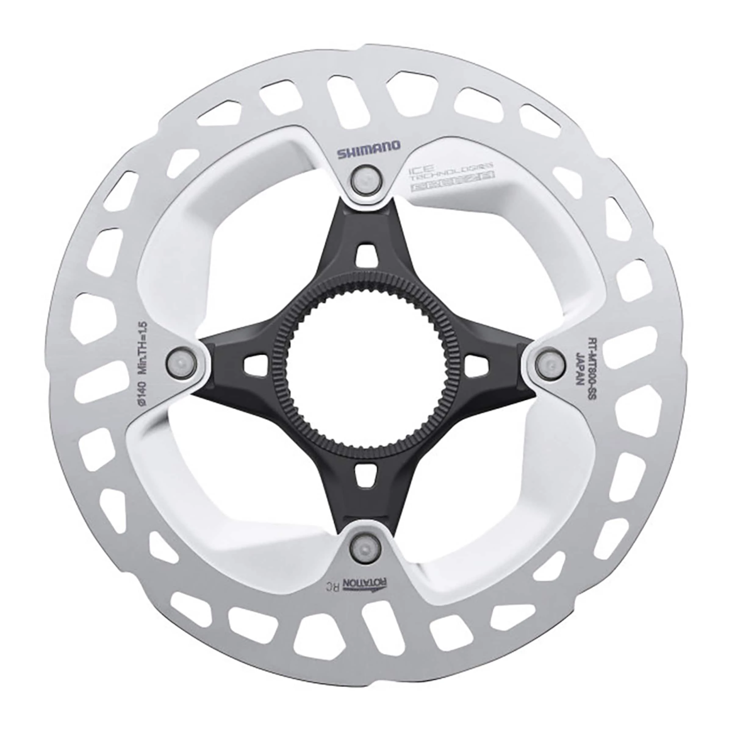 Shimano Deore XT RT-MT800 Disque De Frein (écrou De Blocage à Engrenage Interne) 3 Shimano Deore XT RT-MT800 Disque De Frein (écrou De Blocage à Engrenage Interne) – Image 3